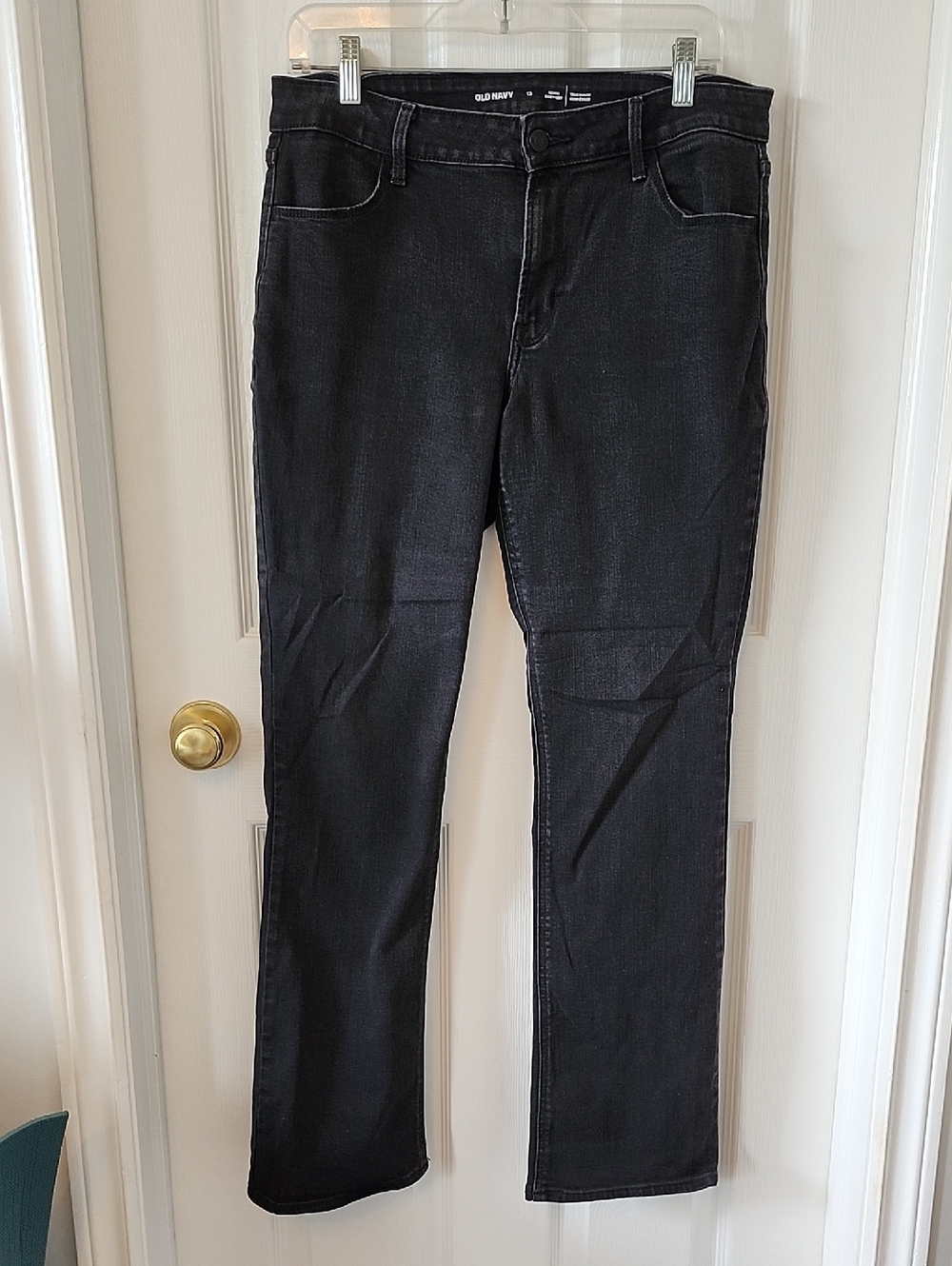 Old Navy Black Boot-Cut Jeans